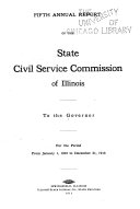 HS904 Vintage 1952 Illinois Civil Service Commission Annual Report 